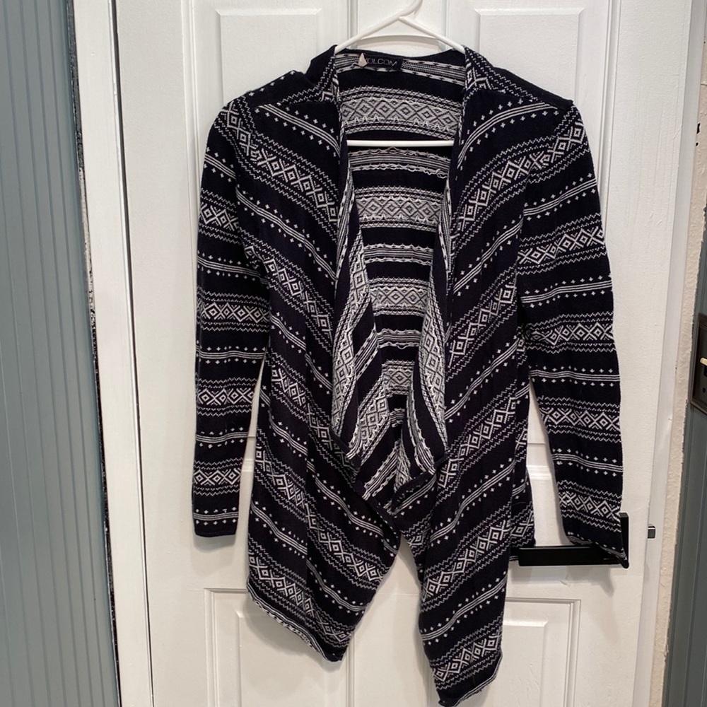 Black cardigan